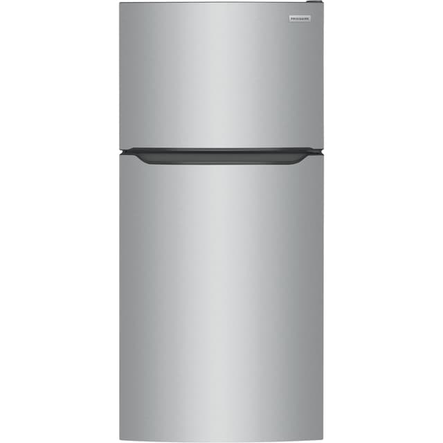 Frigidaire FFHT1835VS stainless steel top freezer refrigerator front view