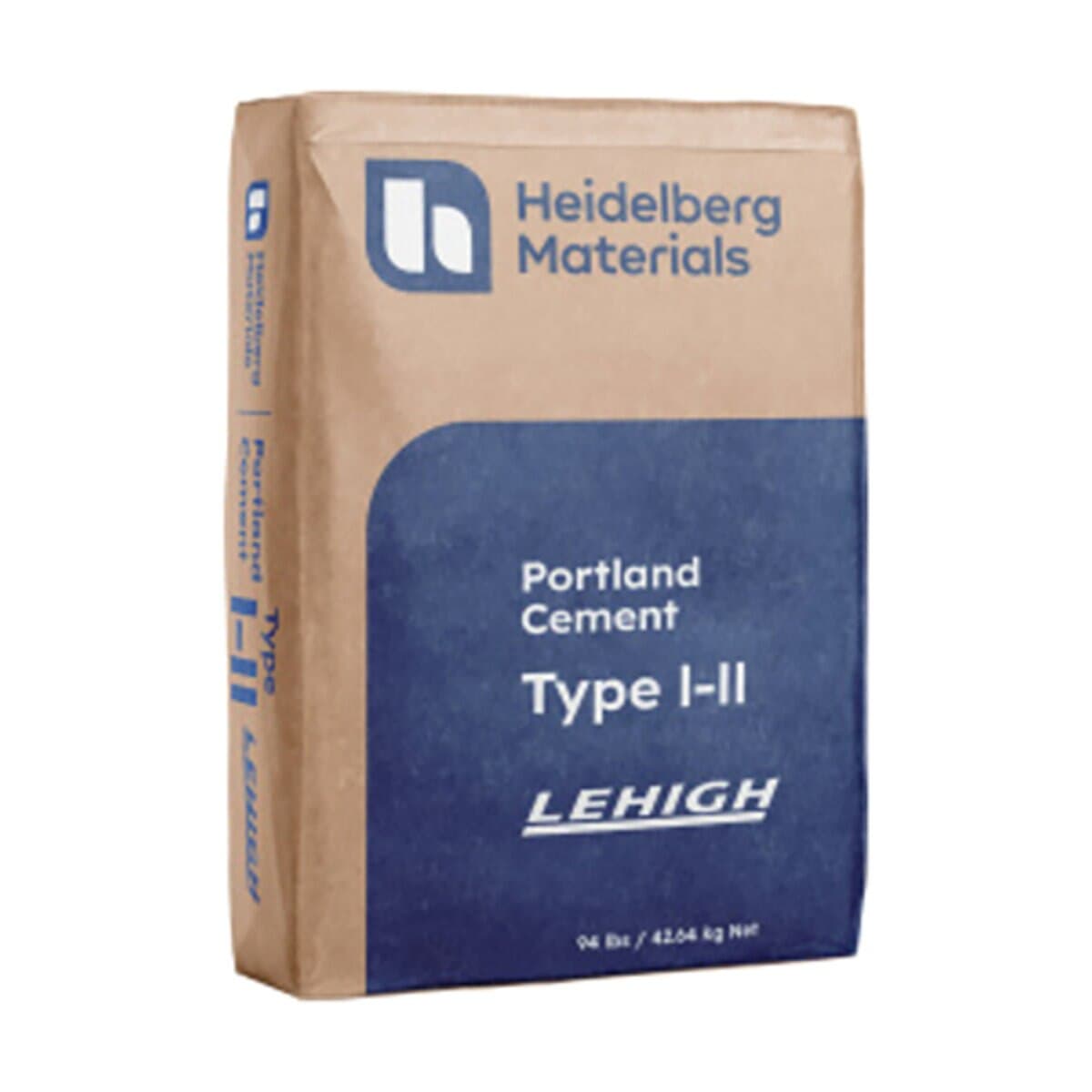 Heidelberg Materials Lehigh Portland Cement Type I and II 94 pound bag