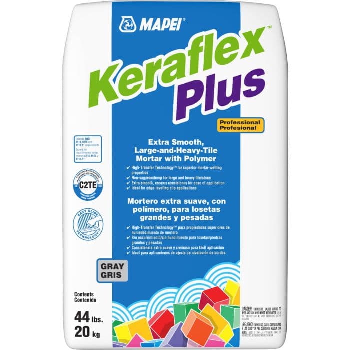 MAPEI gray thinset mortar bag