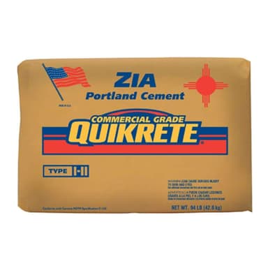 Portland cement Type I and II 94 pound bag